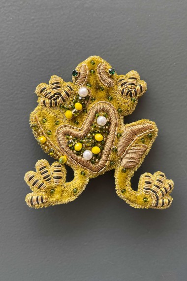 Broche Frog